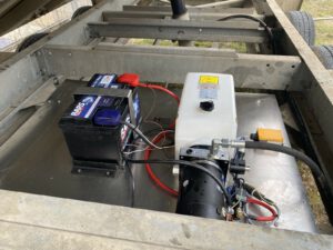Hydraulikaggregat / Pumpe 12V, 2.000W, Umbauset - elektrische Pumpe
