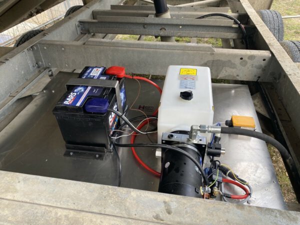 Hydraulikaggregat / Pumpe 12V, 2.000W, Umbauset - elektrische Pumpe