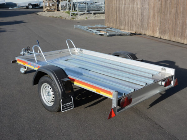 Motorradanhänger 1.000kg, 250x150cm, gebremst