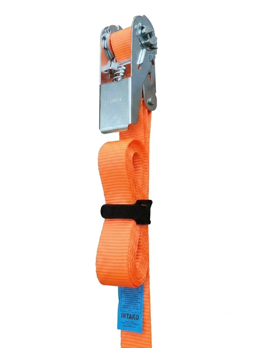 4x Spanngurte 2-teilig, Klettverbinder + Koffer als Set – Bild 3
