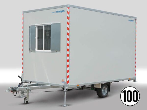 Bauwagen, 1.500kg, 370x206x230, gebremst