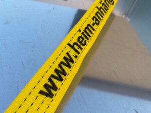 2.000kg Spanngurt 8m, 2-teilig mit Spitzhacken, gelb